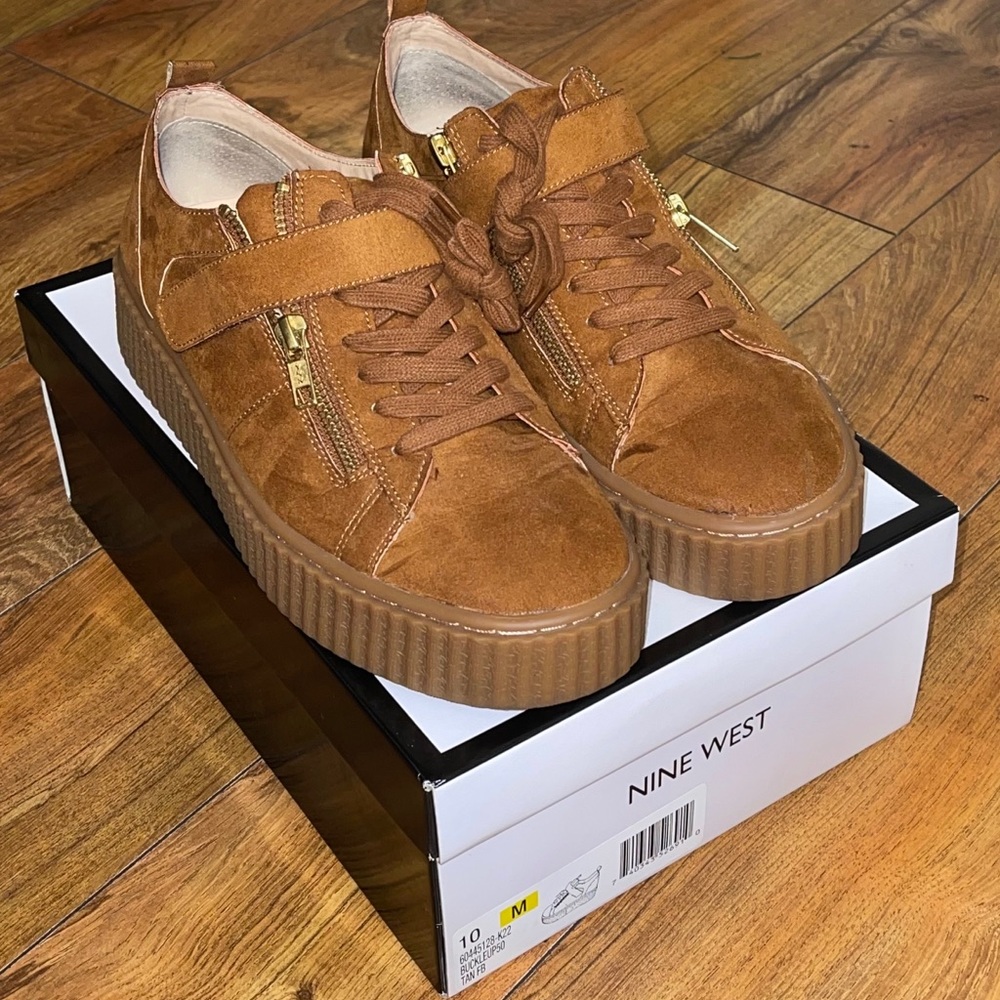 Nine West BuckleUp 50 Sneakers, Women Size 10M